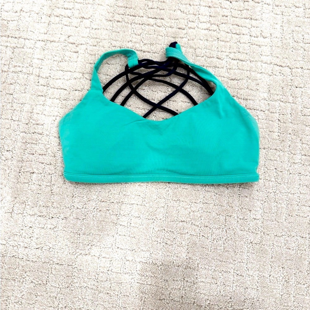 lululemon athletica Teal/Navy Free to Be Bra - Wild Light Support